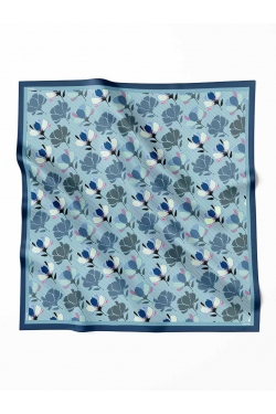 LIMITED EDITION COTTON VOILE SQUARE - GARLYN